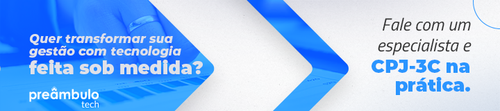 Banner com chamada para conhecer o CPJ-3C, software jurídico parametrizável