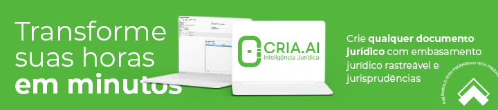 Banner da Cria.AI destacando automação de documentos jurídicos com LegalTech